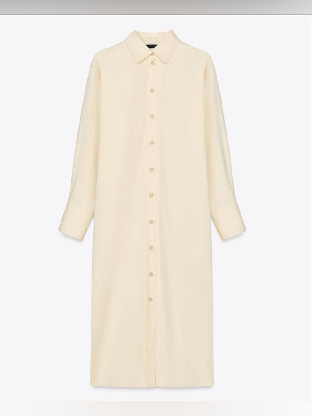 ZARA ~ ZW COLLECTION poplin shirt dress - Picture 11 of 17